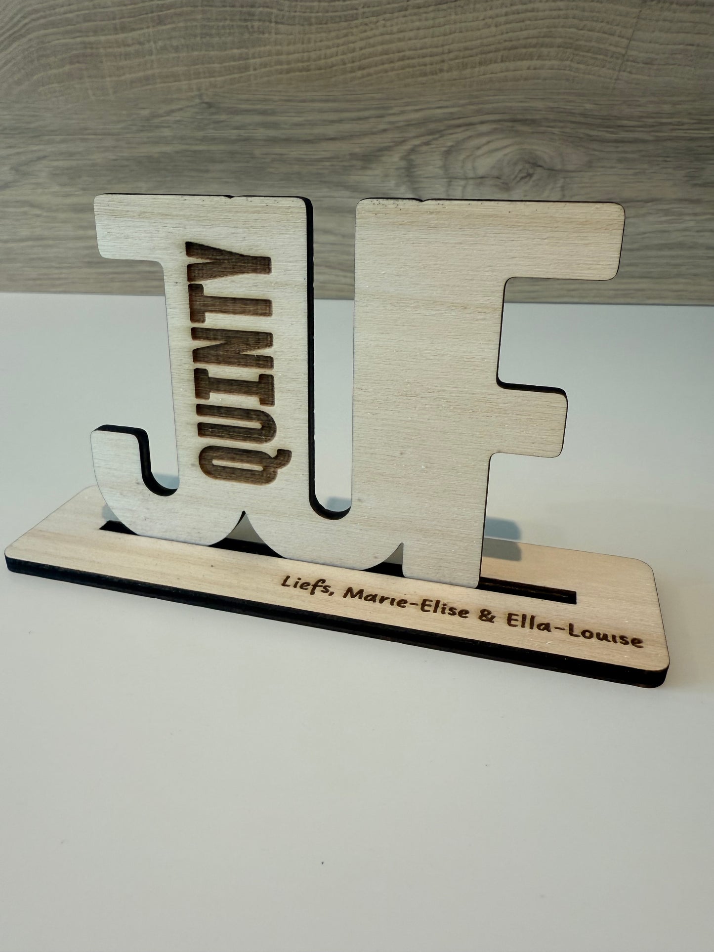 Houten juf/meester
