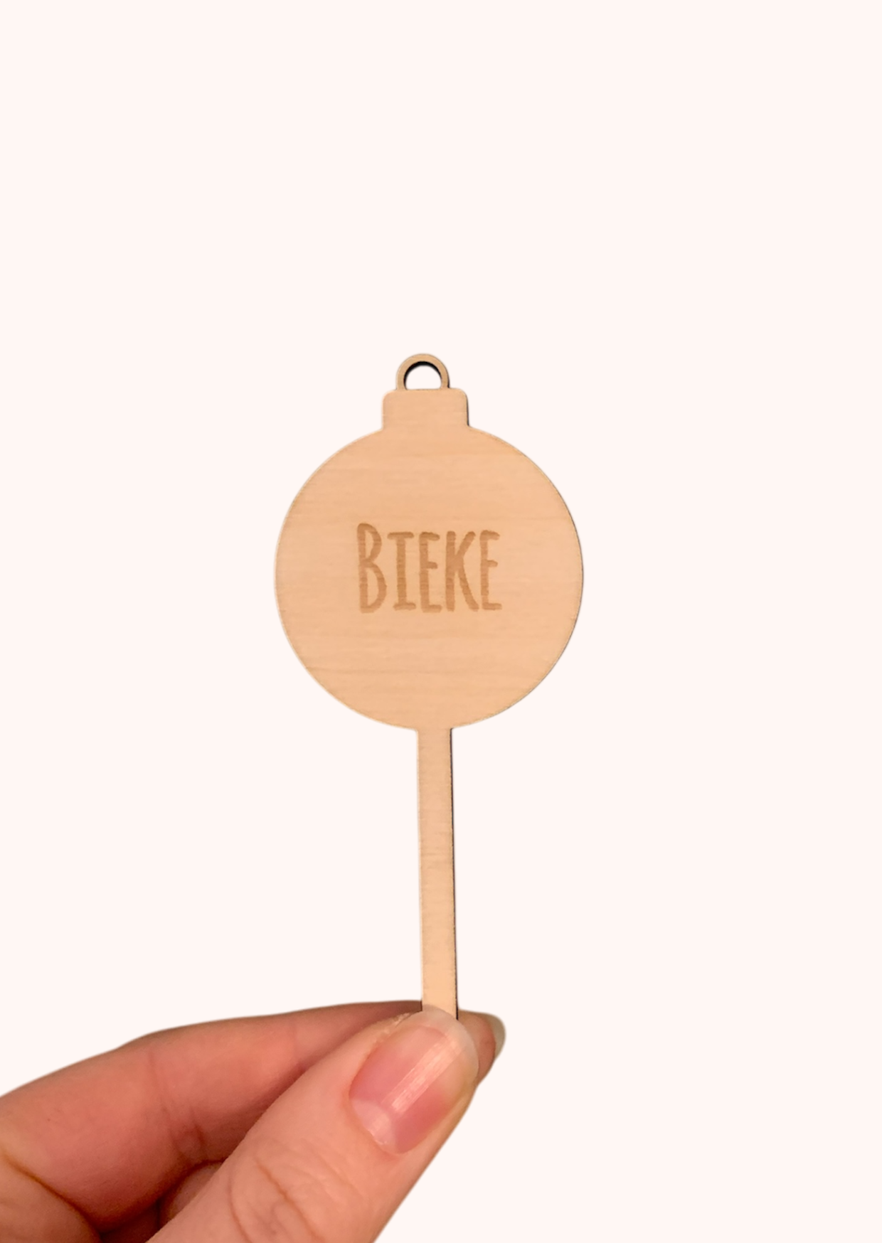 Cupcaketopper kerstbal