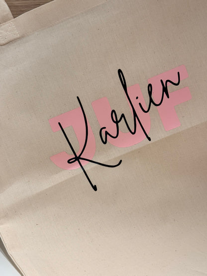 Totebag juf