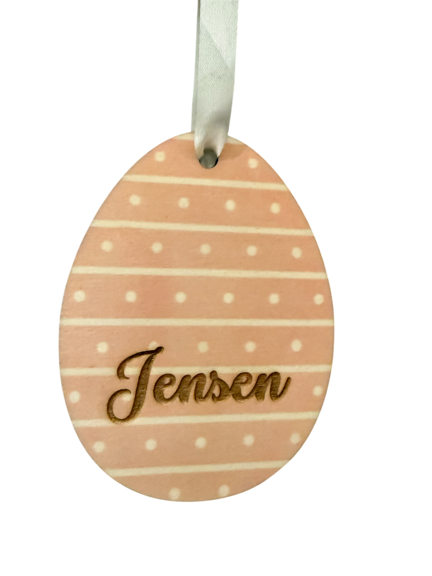 Paasei - Streepprint